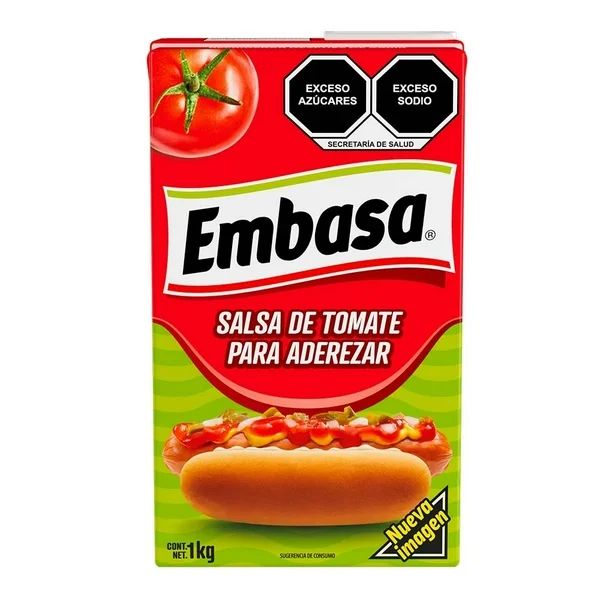 Embasa Salsa Tipo Catsup 380 Grs