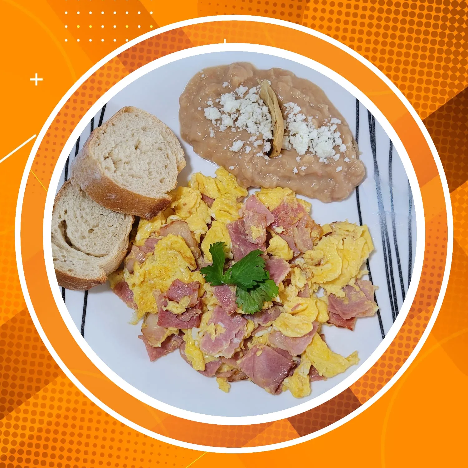 Huevos Revueltos con Tocino