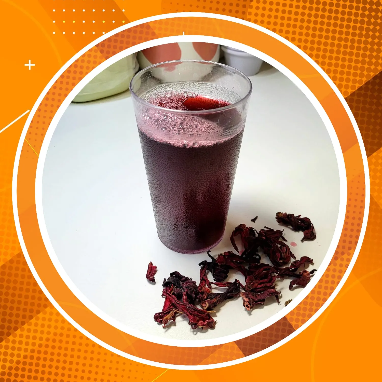 Agua fresca de Jamaica 1 litro