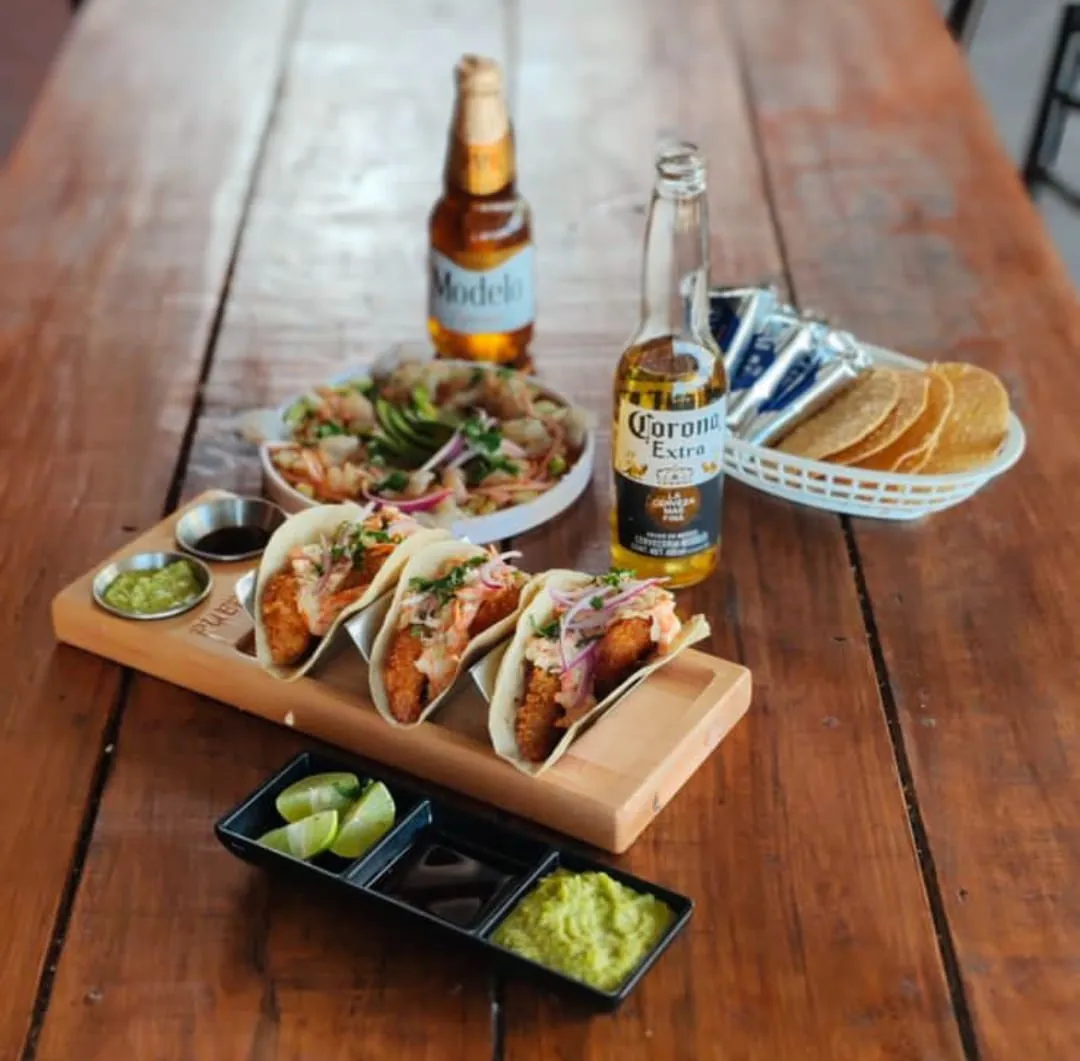 Tacos Capeados de Camarón 